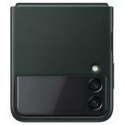 Husă spate din piele Samsung EF-VF711LGEGW pentru Galaxy Z Flip3, verde