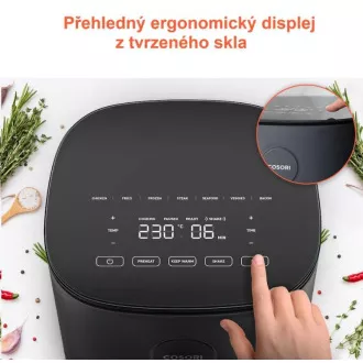 Cosori L501 PRO 4.7L - aparat de prăjit cu aer cald 5x frigărui și grătar. Grill Cosori L501 PRO 4.7L - aparat de prăjit cu aer cald 5x frigărui și grătar. Grill