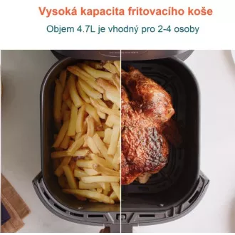 Cosori L501 PRO 4.7L - aparat de prăjit cu aer cald 5x frigărui și grătar. Grill Cosori L501 PRO 4.7L - aparat de prăjit cu aer cald 5x frigărui și grătar. Grill