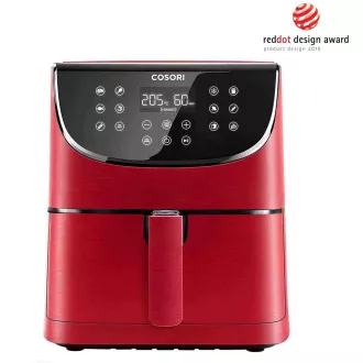 Cosori CP158-AF PREMIUM - Prăjitor cu aer cald de 5,5 l 5 x frigărui și grătar. grilă, roșu Cosori CP158-AF PREMIUM - Prăjitor cu aer cald de 5,5 l 5 x frigărui și grătar. grilă, roșu