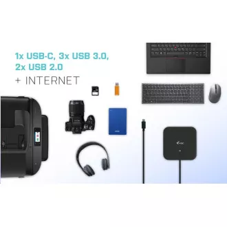 Stație de andocare iTec USB-C HDMI DP, putere 100 W Stație de andocare iTec USB-C HDMI DP, putere 100 W