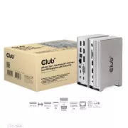 Stație de andocare Club3D USB-C 12v1, 1xDP, 2xHDMI, 1xVGA, 2xUSB-C, 4xUSB, 1xRJ45, 1x3.5mm, gri