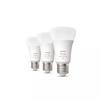 PHILIPS Hue White and Color Ambiance 6,5W 800 E27 3buc PHILIPS Hue White and Color Ambiance 6,5W 800 E27 3buc
