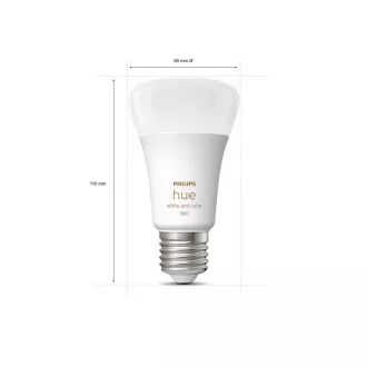 PHILIPS Hue White and Color Ambiance 6,5W 800 E27 3buc PHILIPS Hue White and Color Ambiance 6,5W 800 E27 3buc
