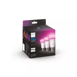 PHILIPS Hue White and Color Ambiance 6,5W 800 E27 3buc PHILIPS Hue White and Color Ambiance 6,5W 800 E27 3buc