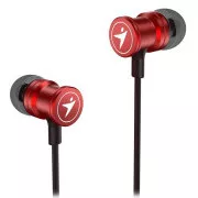 Căști GENIUS HS-M316 METALLIC RED, 4pin 3, mufă 5 mm, roșu
