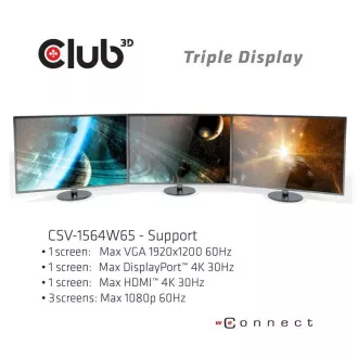 Stație de andocare Club3D USB-C 14v1, 1xDP, 1xHDMI, 1xVGA, 2xUSB-C, 5xUSB, cititor de carduri SD, neagră