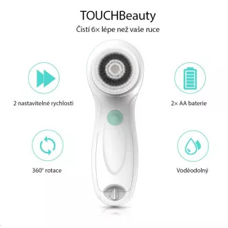 TOUCHBeauty 0759A Perie de curățare pentru piele 3 în 1 roz TOUCHBeauty 0759A Perie de curățare pentru piele 3 în 1 roz