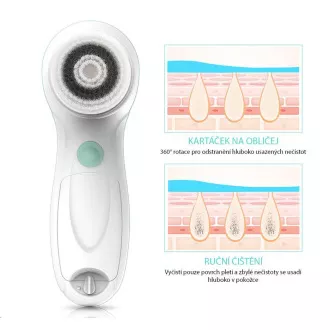 TOUCHBeauty 0759A Perie de curățare pentru piele 3 în 1 roz TOUCHBeauty 0759A Perie de curățare pentru piele 3 în 1 roz