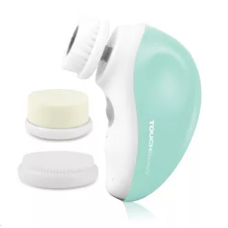 TOUCHBeauty 1387A Perie de curățare pentru piele 3 în 1 verde