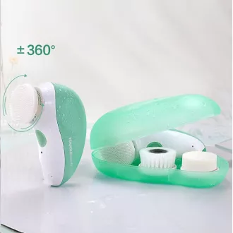 TOUCHBeauty 1387A Perie de curățare pentru piele 3 în 1 verde