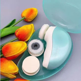 TOUCHBeauty 1387A Perie de curățare pentru piele 3 în 1 verde