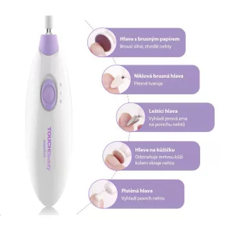 TOUCHBeauty 1039 Mașină de șlefuit pentru manichiură și pedichiură 5 în 1