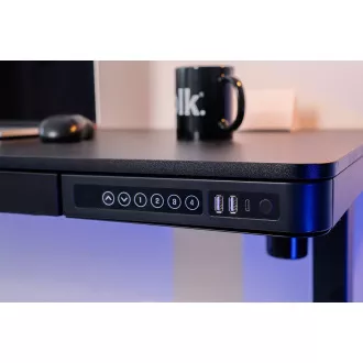 Delso WORKSTATION Masa electrica cu inaltime reglabila neagra Delso WORKSTATION Masa electrica cu inaltime reglabila neagra