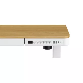 Delso WORKSTATION Masa electrica cu inaltime reglabila stejar / alb