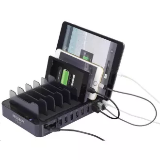 CONRAD Statie de incarcare USB cu suporturi pentru telefoane mobile si tablete VOLTCRAFT PS-10 10 x USB CONRAD Statie de incarcare USB cu suporturi pentru telefoane mobile si tablete VOLTCRAFT PS-10 10 x USB