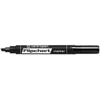 Marker Centropen 8560 pentru Flipchart vârf negru 1-4,6 mm Marker Centropen 8560 pentru Flipchart vârf negru 1-4,6 mm
