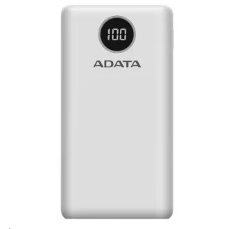 ADATA PowerBank P20000QCD - baterie externă pentru telefon mobil/tabletă 20000mAh, 2, 1A, alb ADATA PowerBank P20000QCD - baterie externă pentru telefon mobil/tabletă 20000mAh, 2, 1A, alb