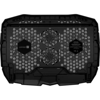Placă de răcire pentru laptop CONNECT IT FrostWind cu iluminare din spate roșie, neagră Placă de răcire pentru laptop CONNECT IT FrostWind cu iluminare din spate roșie, neagră