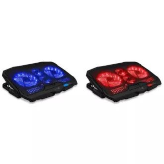 Placă de răcire pentru laptop CONNECT IT FrostWind cu iluminare din spate roșie, neagră Placă de răcire pentru laptop CONNECT IT FrostWind cu iluminare din spate roșie, neagră