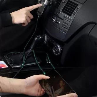 Baseus Rapid Series Rapid Series Cablu de încărcare / date 3in1 Type-C/ (Micro USB   Lightning PD 20W   USB-C) 1.5m verde