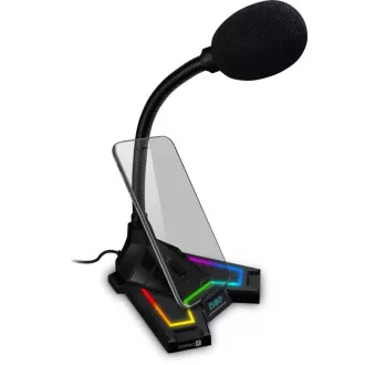 Microfon CONNECT IT NEO RGB ProMIC, negru