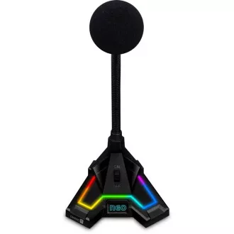 Microfon CONNECT IT NEO RGB ProMIC, negru