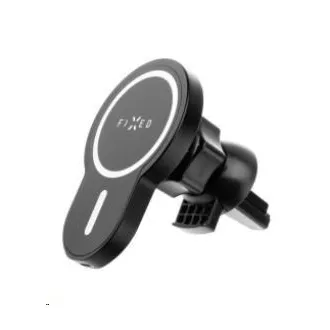 Suport auto MagClick fix cu încărcare wireless, 15W, USB-C, negru