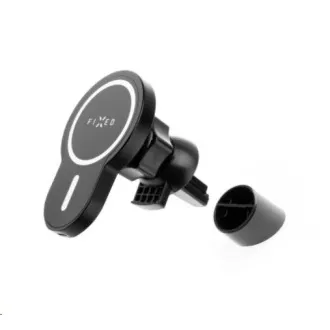 Suport auto MagClick fix cu încărcare wireless, 15W, USB-C, negru