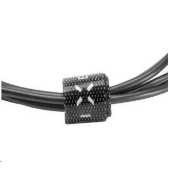 Cablu de date și încărcare fix, USB-A -> USB-C, 20 W, lungime 2 m, negru