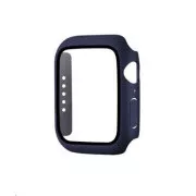COTEetCI carcasă din policarbonat cu ecran protector pentru Apple Watch 41 mm albastru