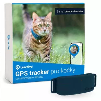 Tractive GPS CAT 4 LTE - localizare și urmărire a activității pentru pisici - albastru miez de noapte Tractive GPS CAT 4 LTE - localizare și urmărire a activității pentru pisici - albastru miez de noapte
