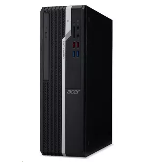 ACER PC EDU Veriton VX2680G - i3-10105, 4GB, 256GB, USB KB mouse, Wifi BT, W10P, 2y CI EDU, negru