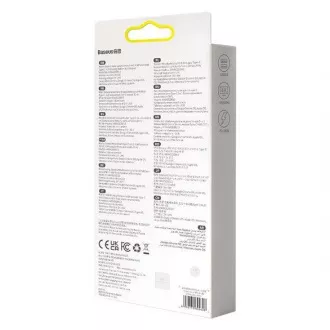 Baseus Metal Gleam Series 5in1 HUB Type-C (USB-C PD 100W, 3* USB 3.0, HDMI) gri