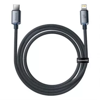 Baseus Crystal Shine Series USB-C Lightning 20W 1, 2m cablu de date, negru
