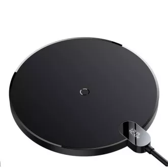 Baseus Wireless Charger Digital LED Gen 2 15W negru Baseus Wireless Charger Digital LED Gen 2 15W negru