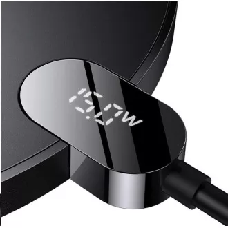 Baseus Wireless Charger Digital LED Gen 2 15W negru Baseus Wireless Charger Digital LED Gen 2 15W negru