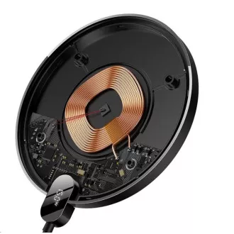 Baseus Wireless Charger Digital LED Gen 2 15W negru Baseus Wireless Charger Digital LED Gen 2 15W negru