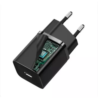 Adaptor de încărcare rapidă Baseus Super Si IC 30W negru