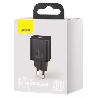 Adaptor de încărcare rapidă Baseus Super Si IC 30W negru