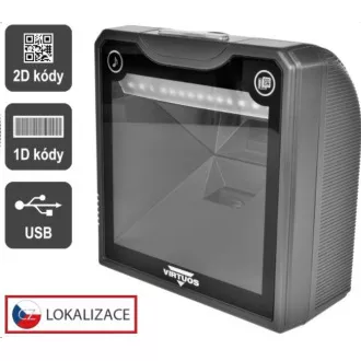 Cititor Virtuos 2D HT-865A, staționar, USB, negru