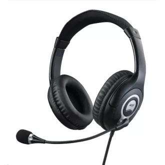 Căști cu cască ACER Over-the-Ear (OV-T690) -20Hz-20kHz, 94dB/mW, cablu de 2,4m, negru-gri