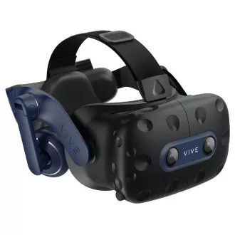 Ochelari de realitate virtuală HTC Vive Pro 2 HMD, 2x 2448x2448px 5K rezoluție, 120Hz, FOV 120°, negru/albastru