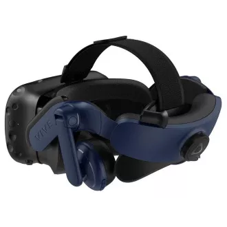 Ochelari de realitate virtuală HTC Vive Pro 2 HMD, 2x 2448x2448px 5K rezoluție, 120Hz, FOV 120°, negru/albastru