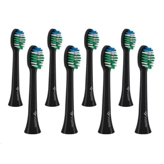 TrueLife SonicBrush Compact Heads Negru Standard Pachet de 8 bucăți