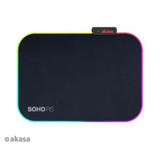 AKASA mouse pad SOHO RS, mouse pad RGB pentru jocuri, 35x25cm, 4mm grosime