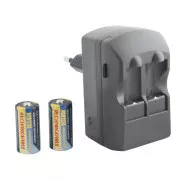 Kit de încărcare cu două canale AVACOM ACFRB pentru încărcarea bateriilor RCR123 + 2 bucăți RCR123