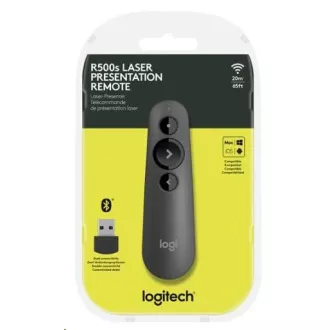 Logitech Wireless Presenter R500s Graphite, Prezentator fără fir, Wireless Presenter
