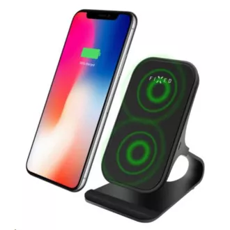 Suport fix cu încărcare wireless rapidă de 15 W, negru