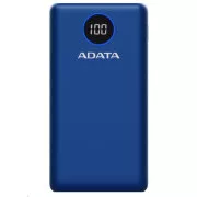 ADATA PowerBank P20000QCD - baterie externă pentru mobil/tabletă 20000mAh, 2, 1A, albastru (74Wh)